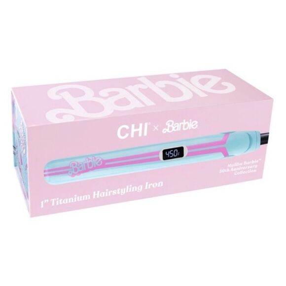 New CHI x Barbie – Malibu Barbie 50th Anniversary Flat iron